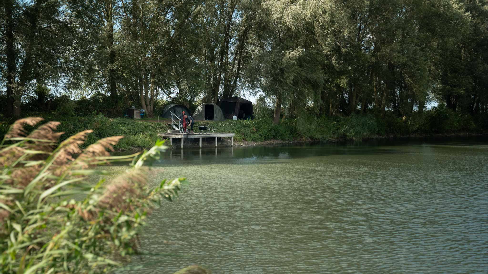 Rustig water bij de karperplas van Het Broek